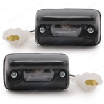 ไฟส่องป้าย ไฟส่องป้ายทะเบียนรถยนต์ เล็ก 2 ชิ้น สีดำ,ใส Toyota Corolla KE70 E70 KE75 TE70 TE71 TE72 ปี 1979-1987
